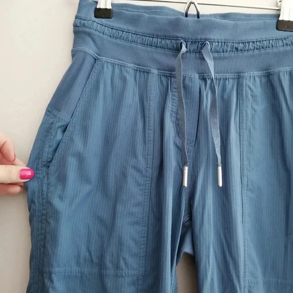 Lululemon Dance Studio Crop 25" Cinch Hem Pants Soft Denim Blue 2 - Picture 5 of 16